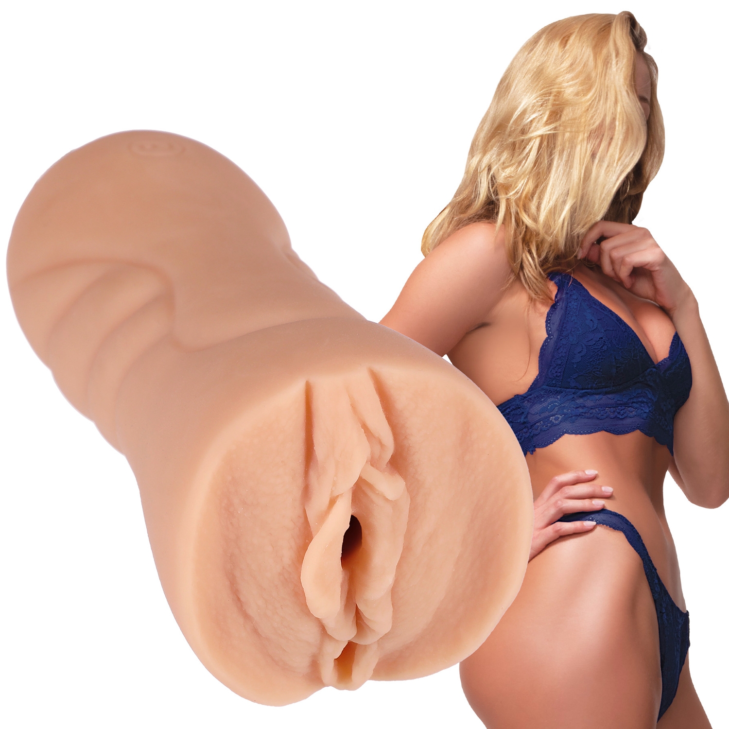 Doc Johnson Signature Strokers Leo of LeoLulu ULTRASKYN Pocket Pussy - Nude