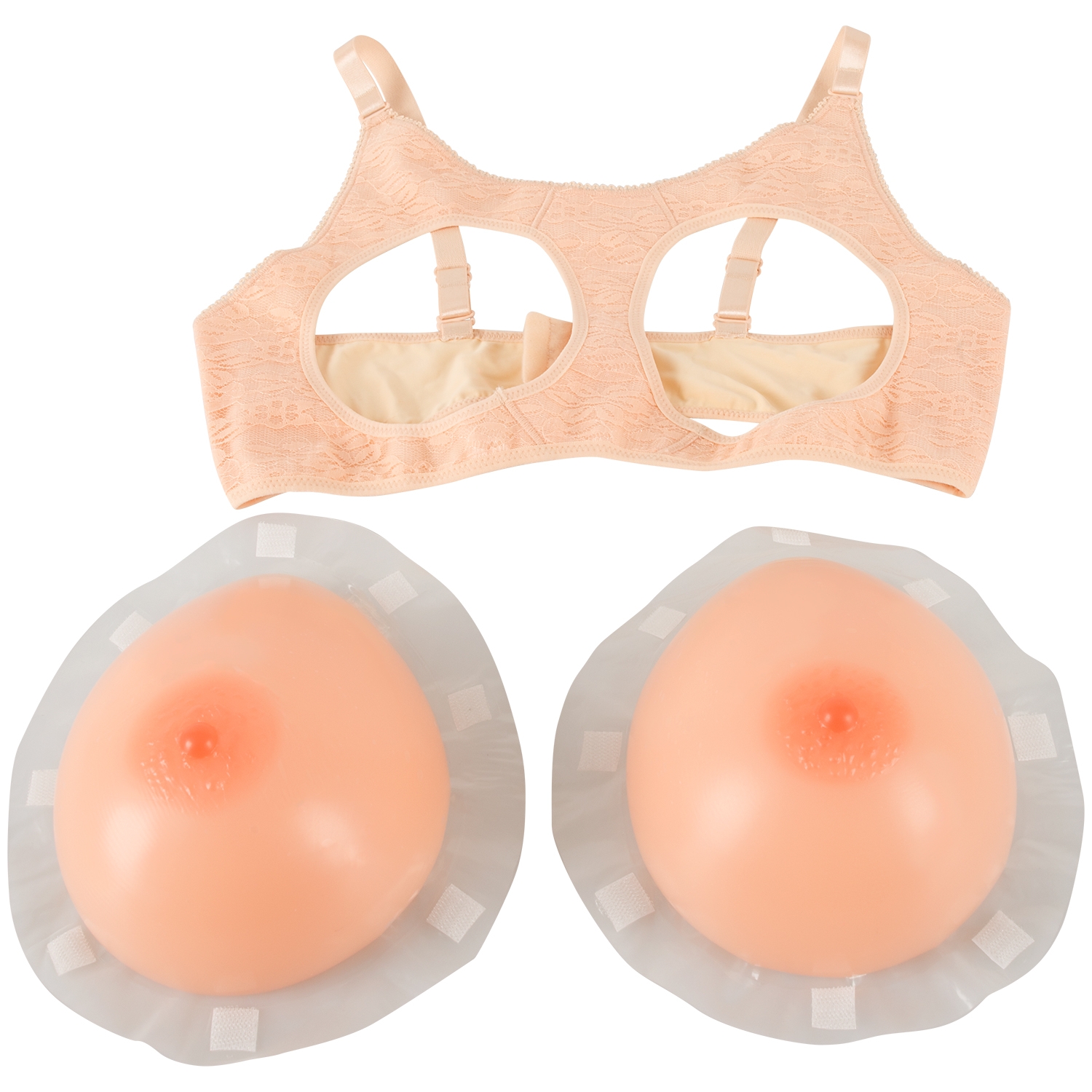 Cottelli BH med Silikonbröst 1