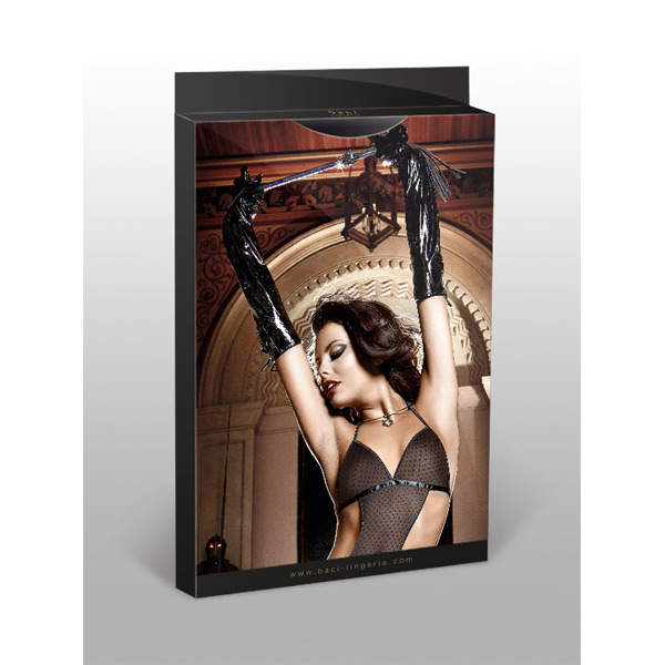 Baci Handsker i Lak med Snørelukning 1