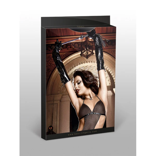 Baci Handsker i Lak med Snørelukning 1