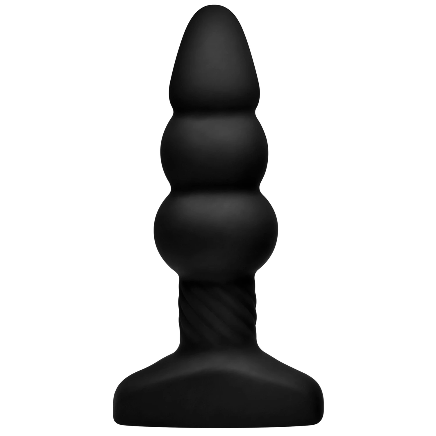 Rimmers Slim Rippled Rimming Fjernbetjent Butt Plugg var 1