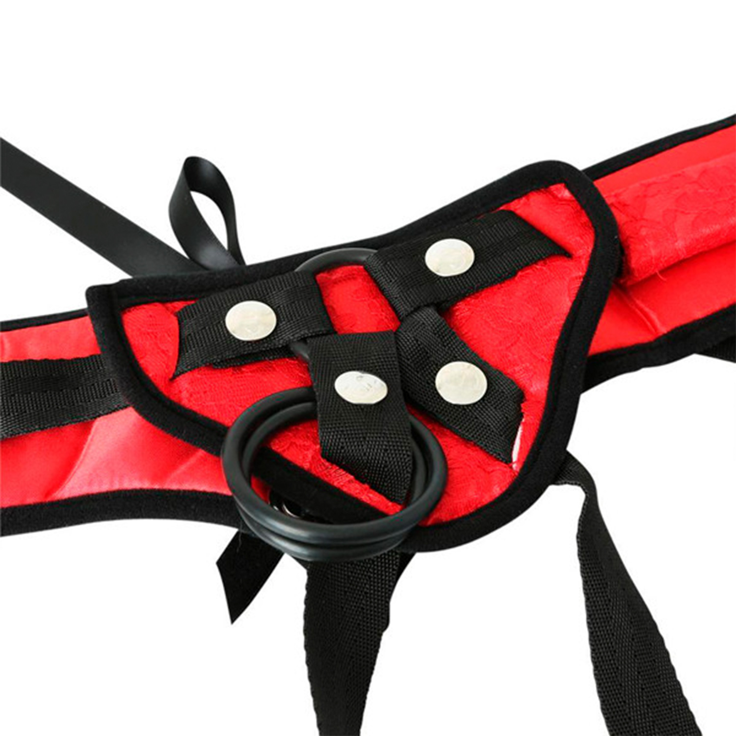 Sportsheets Spitzenkorsett Rot Umschnalldildo-Harnisch 1