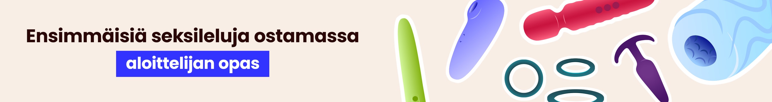 Ensimmäisiä seksileluja ostamassa