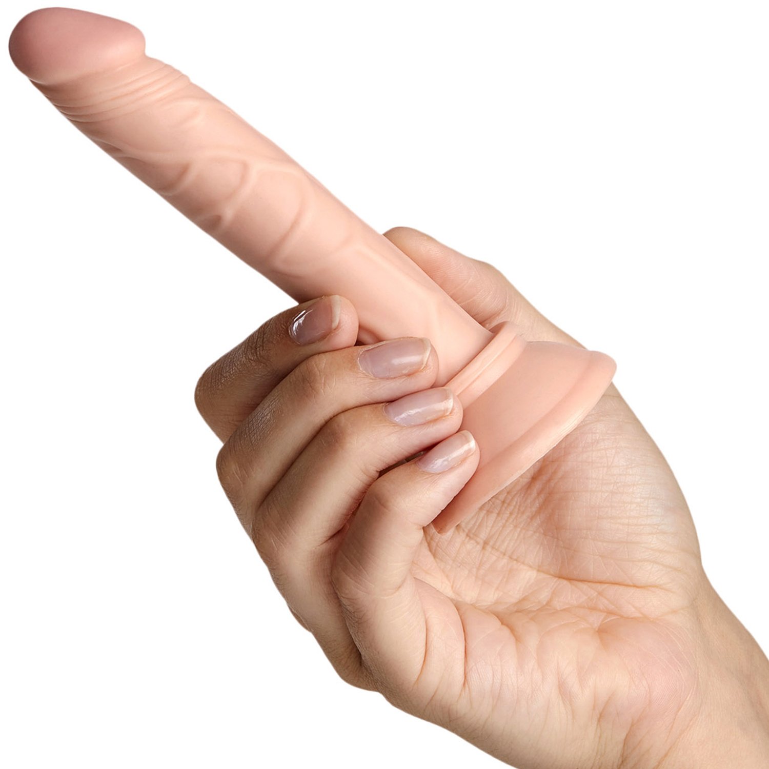 Willie City Realistisk Dildo med Sugekop 14,5 cm - Nude