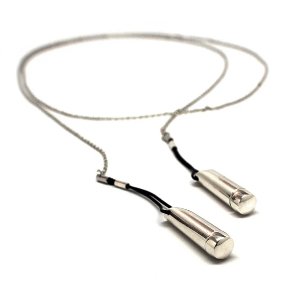 Incoqnito Stål Brystklemme og Halssmykke med Vibrator var 1