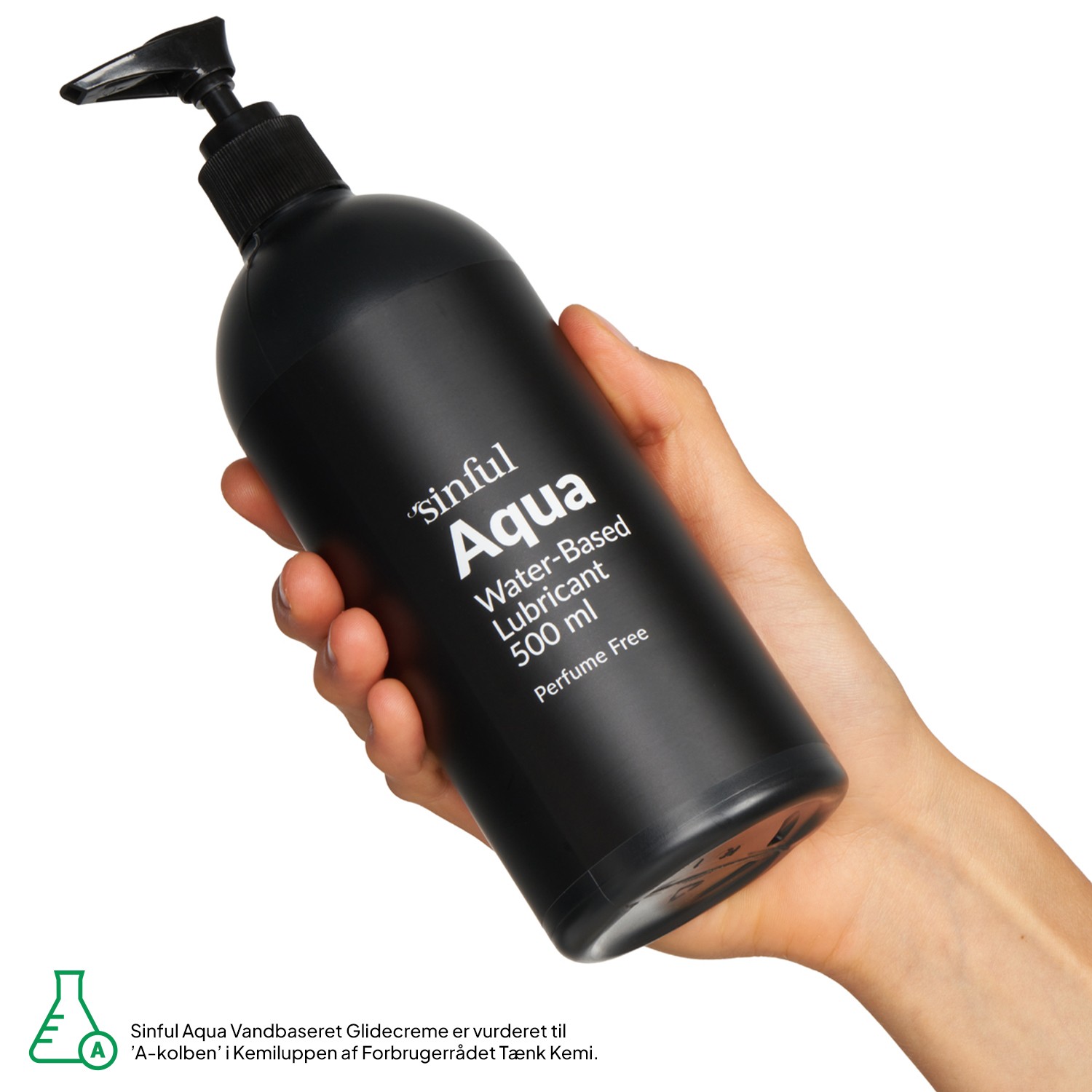 Sinful Aqua Vandbaseret Glidecreme 500 ml 1