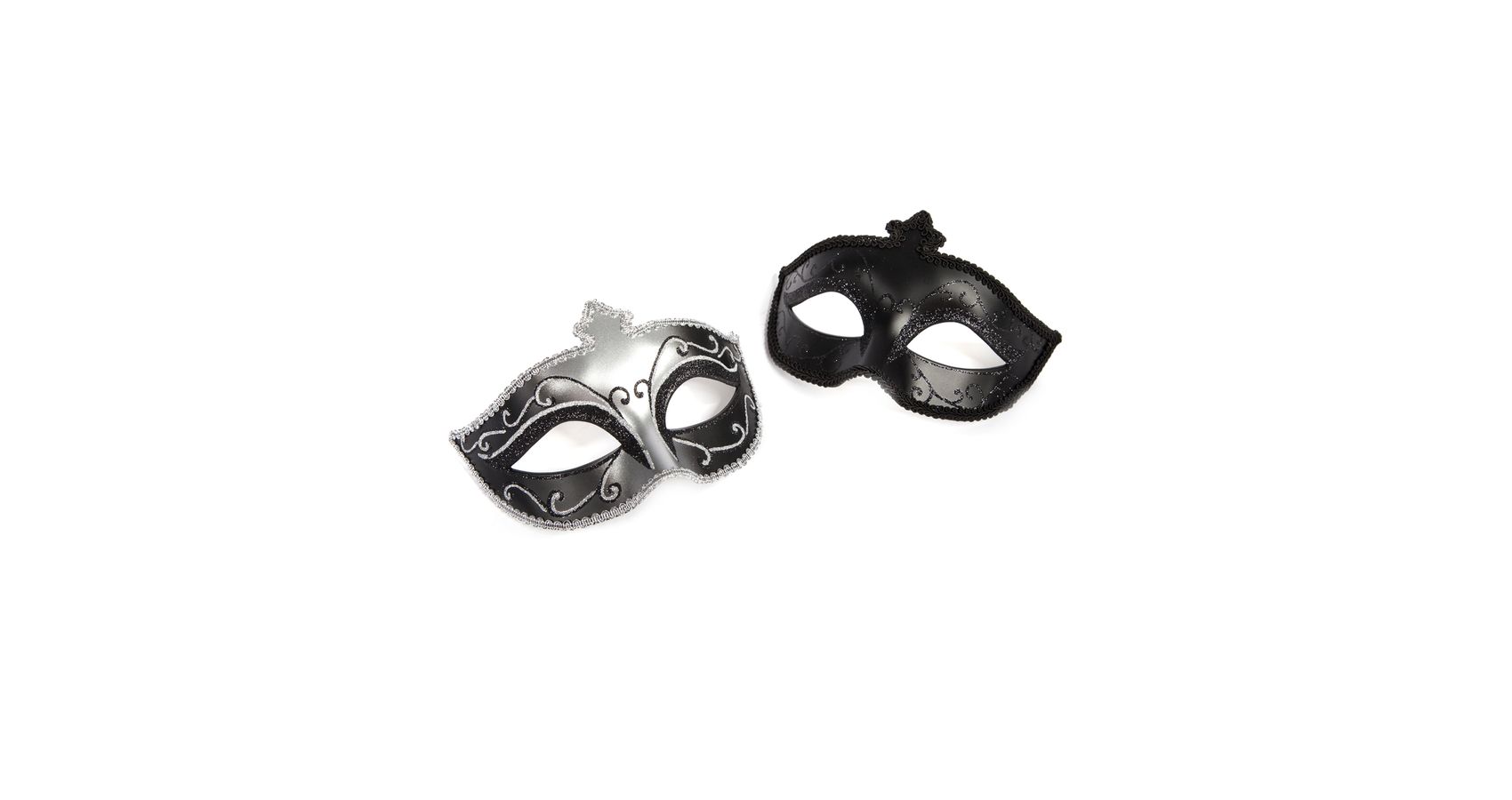 Masked Shade Fifty Shades of Grey Maskeradenmasken, 2er-Pack | Sinful