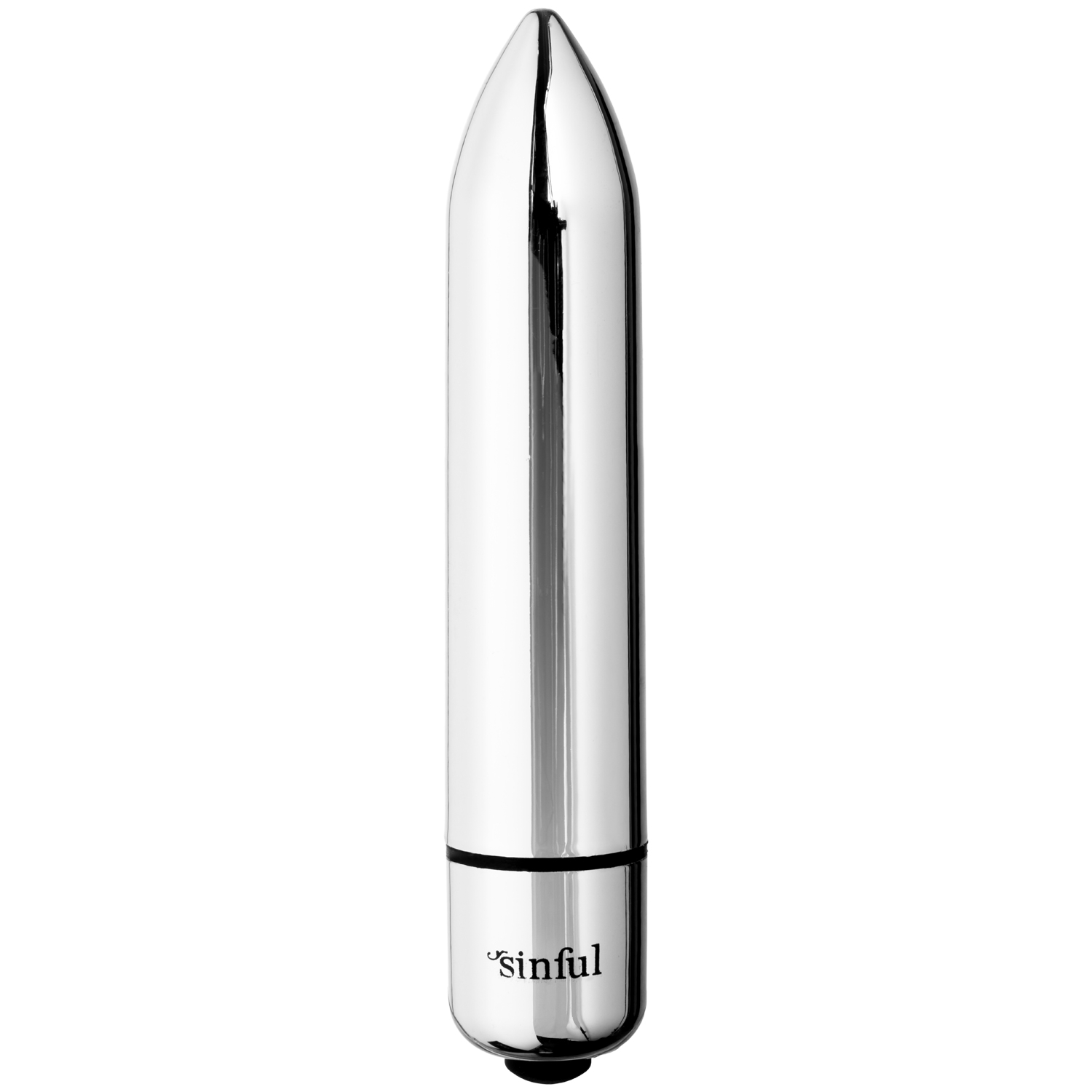 Sinful 10-Speed Magic Silver Bullet Vibrator - Sølv thumbnail