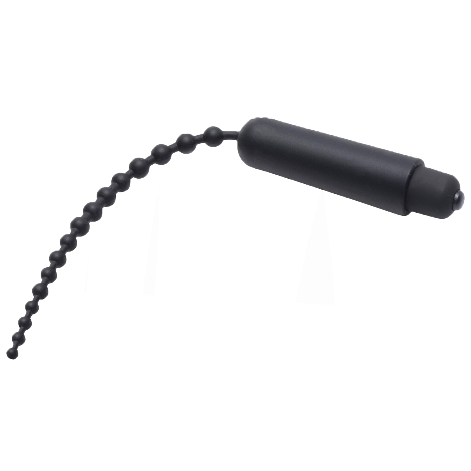 Master Series Dark Rod Dilatateur sonde à perles avec vibromasseur 1