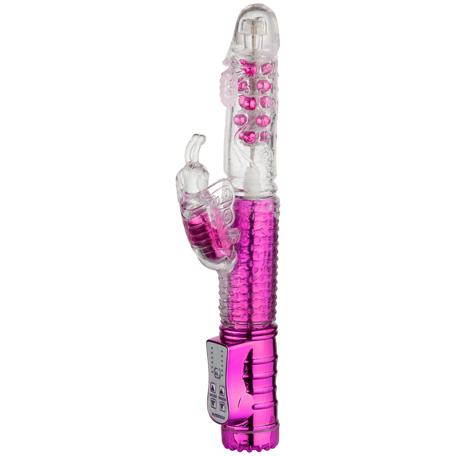 Baseks Thrusting Butterfly Oppladbar Vibrator var 1