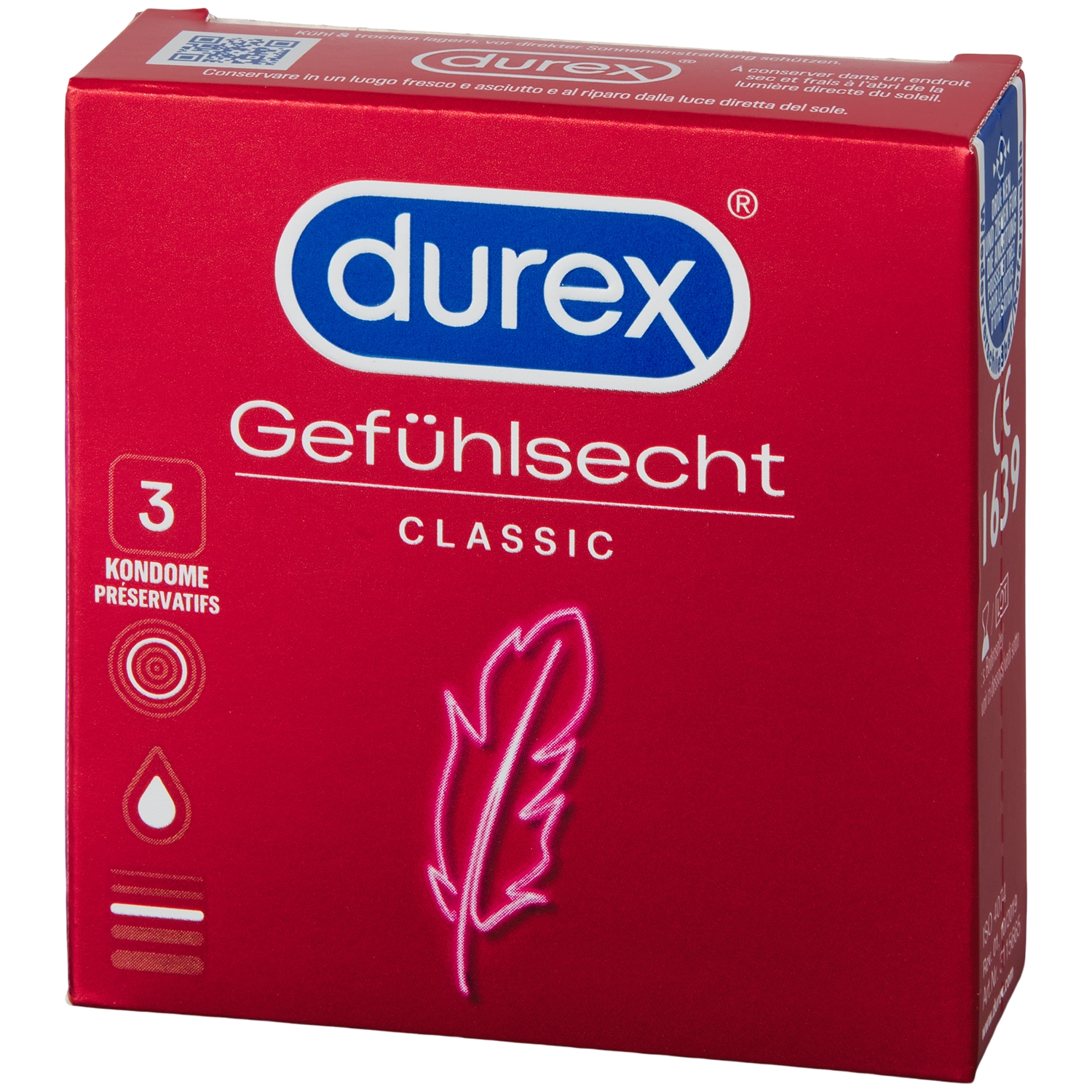 Durex Durex Sensitive Kondomer 3 stk - Klar