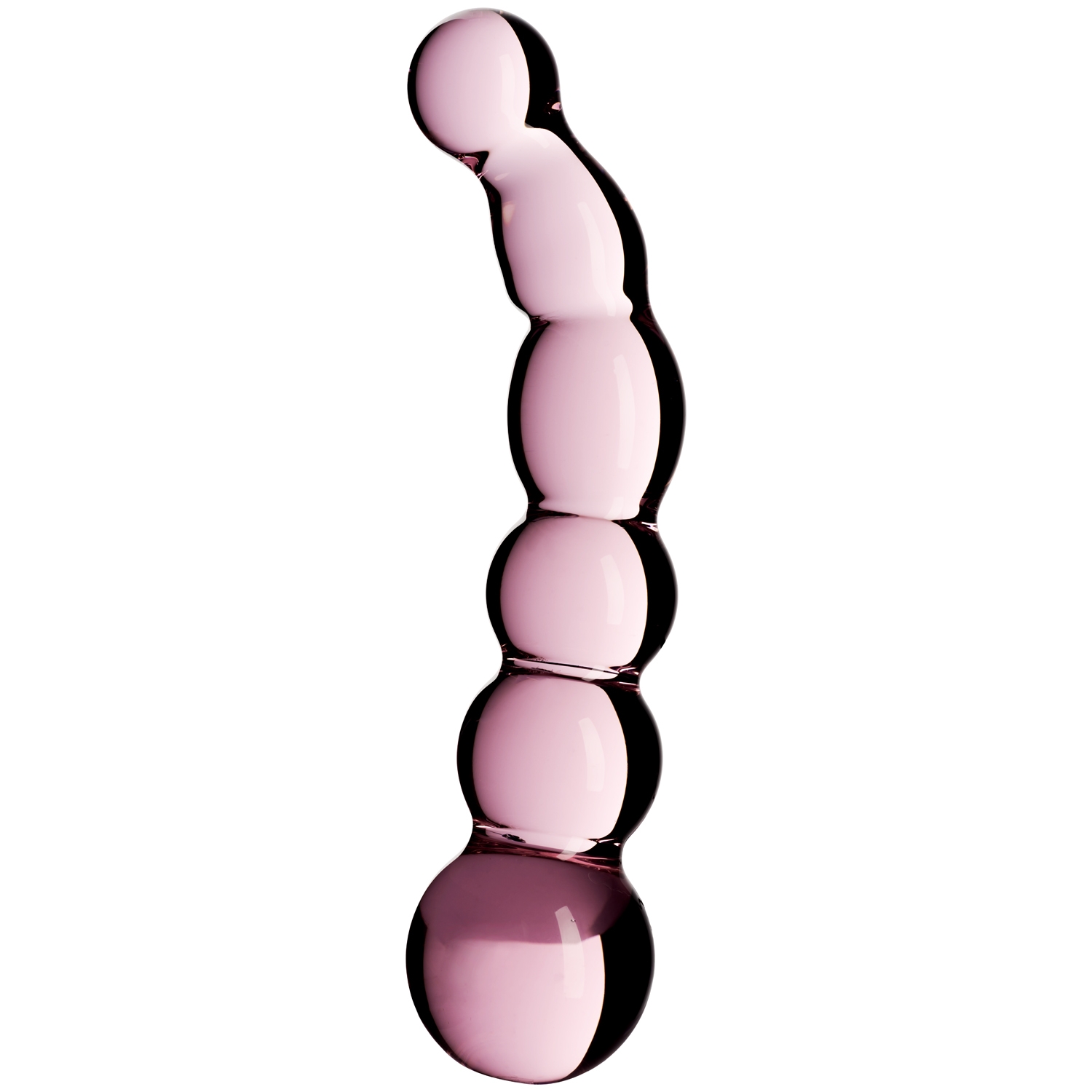 Sinful Rose Groove Glas Dildo 17,5 cm - Pink thumbnail
