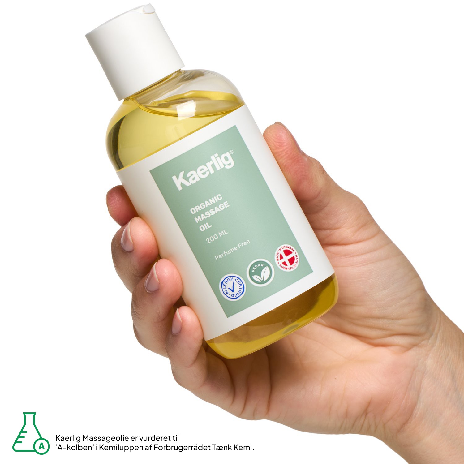 Kaerlig Økologisk Massageolie 200 ml var 2