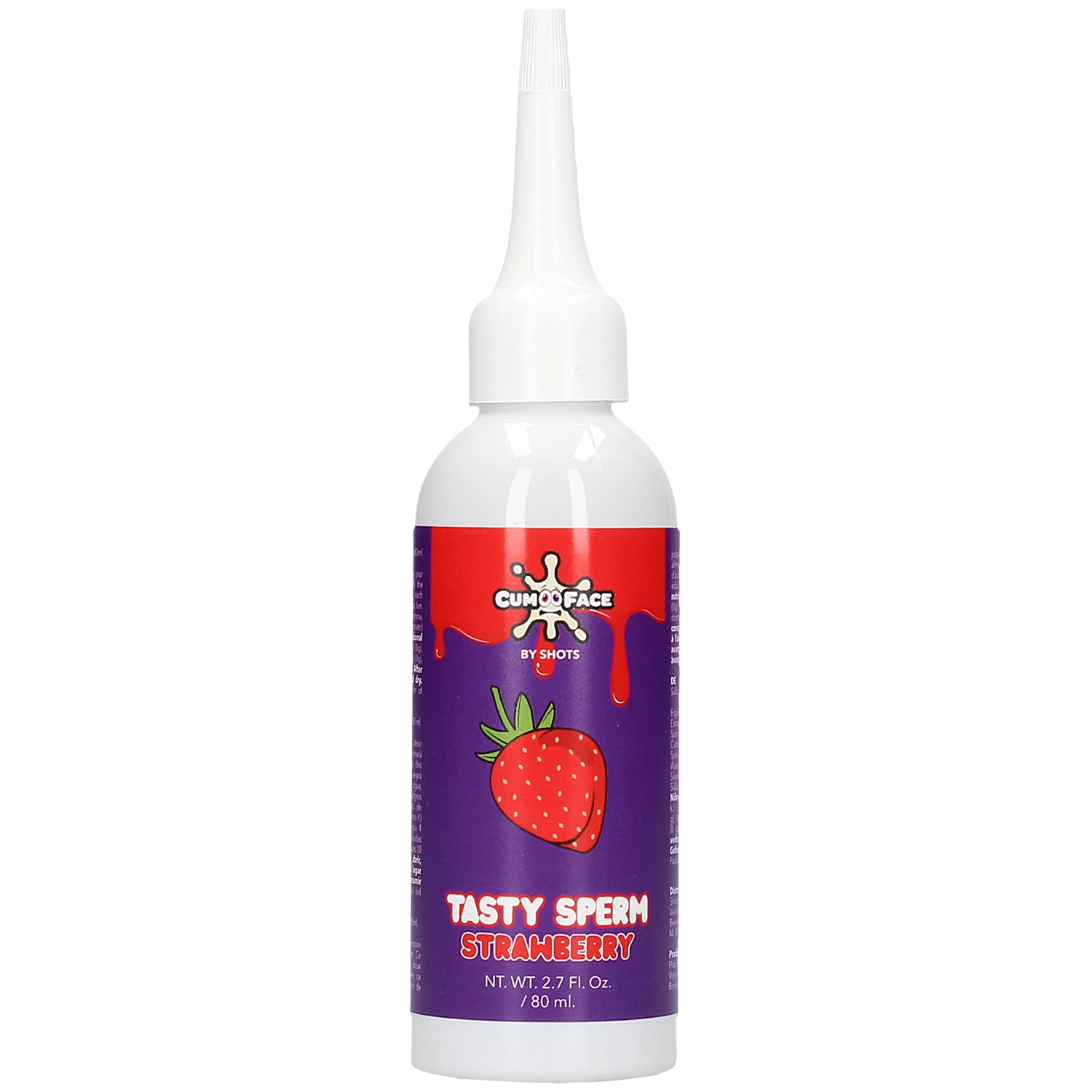 Cum Face Tasty Sperm Mansikanmakuinen Neste 80 ml var 1