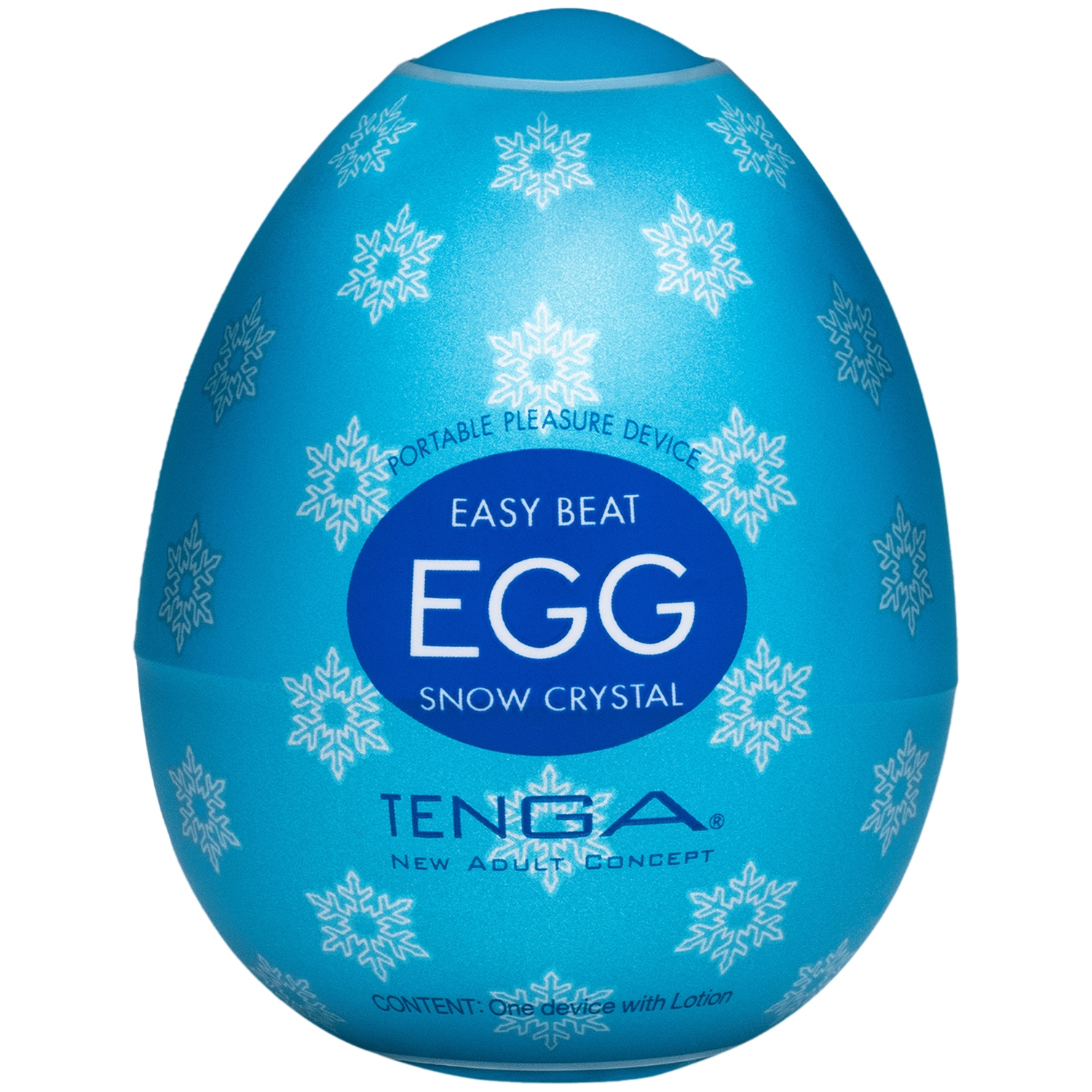 TENGA COOL Egg Snow Crystal Masturbator     - Hvid