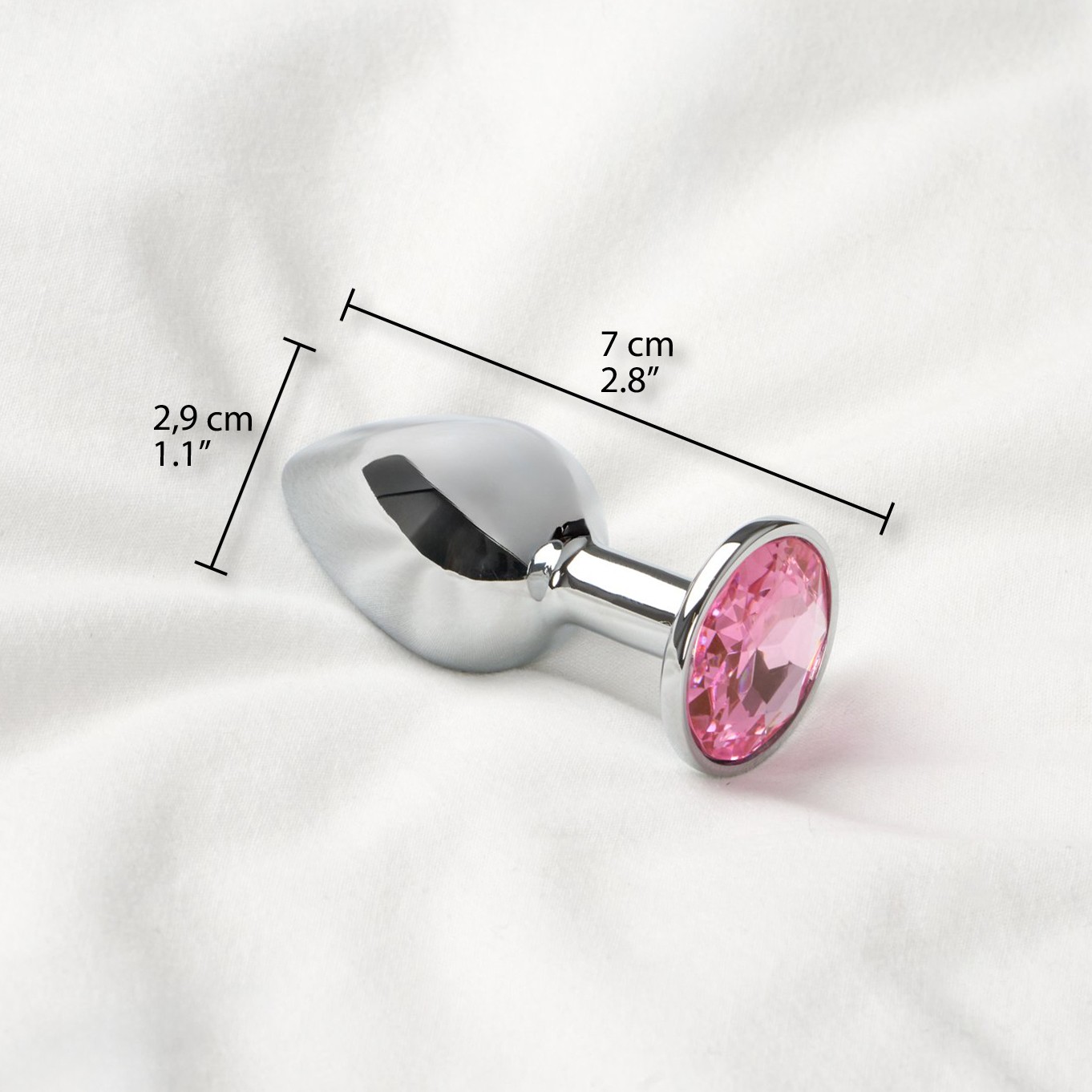 Sinful Pink Jewel Small Metal Butt Plug | Sinful Sinful Pink Jewel Small Metal Butt Plug | Sinful