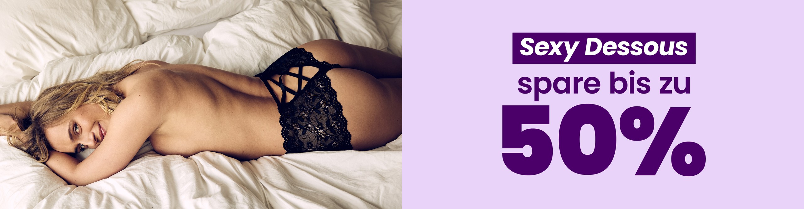 Sexy Dessous - Spare bis zu 50% desktop