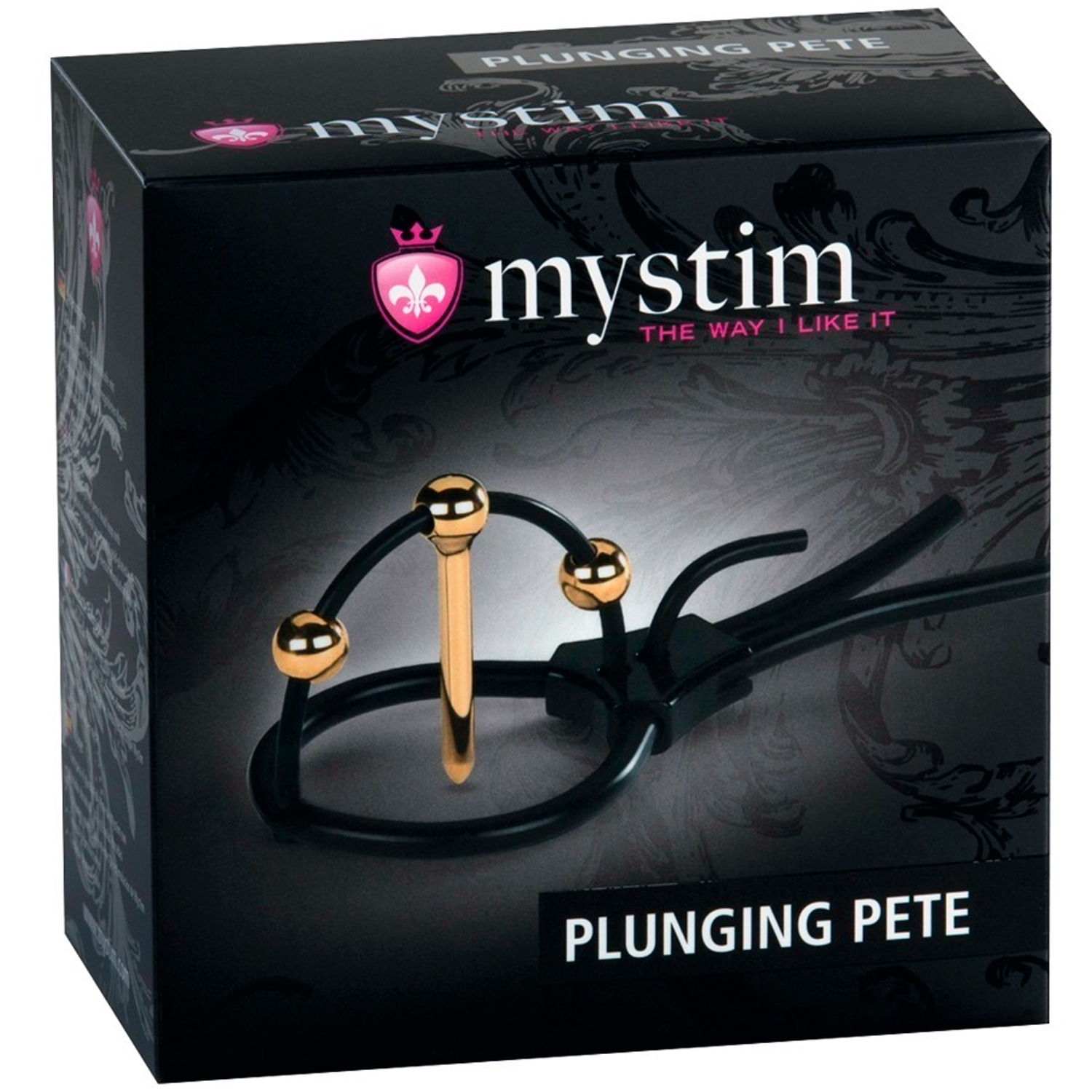 Mystim Plunging Pete Elektro Glansring med Dilator 1