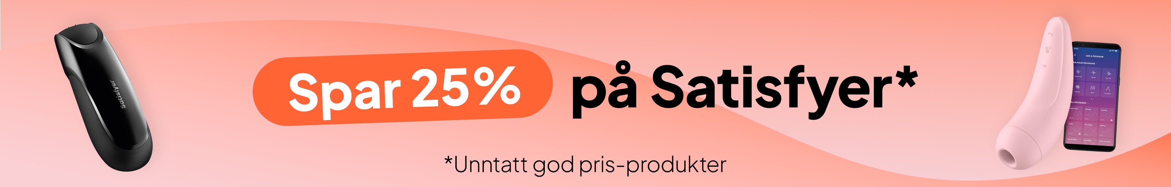 Spar 25% på Satisfyer*