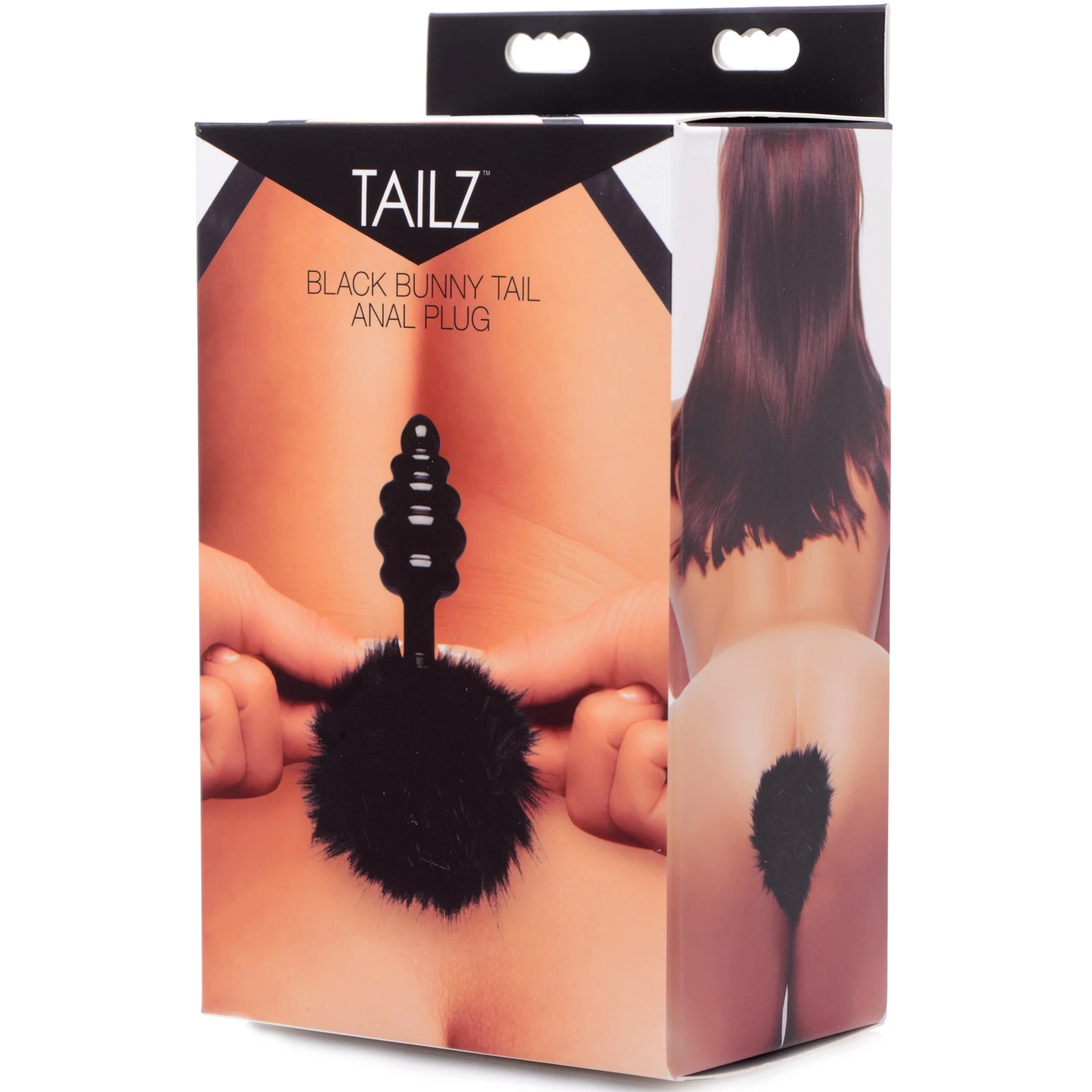 Tailz Black Bunny Tail Analplugg 2