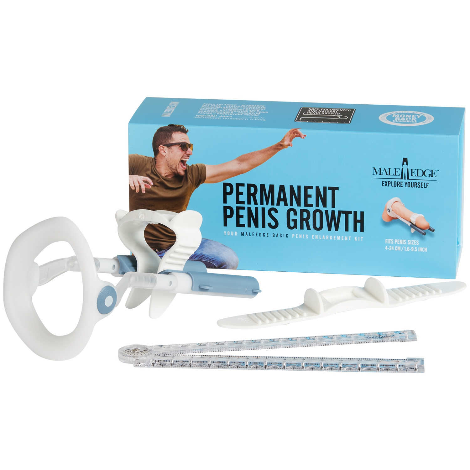 MaleEdge Basic Penis Enlarger - Blå thumbnail