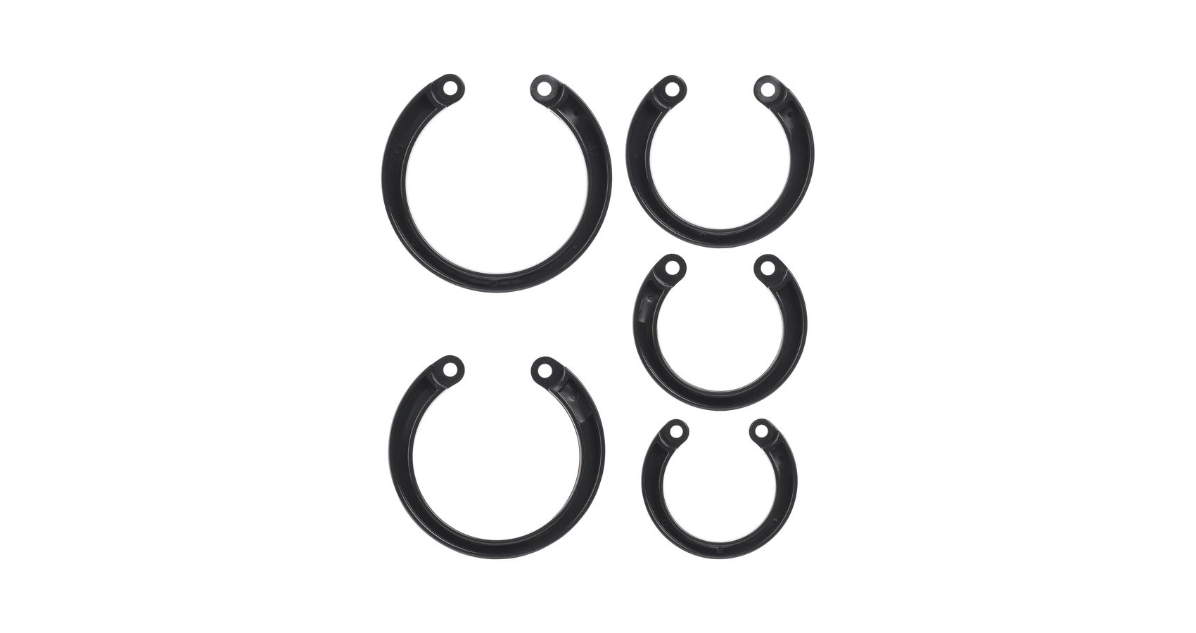 Mancage Black Spare Ring Set 5 pcs | Sinful