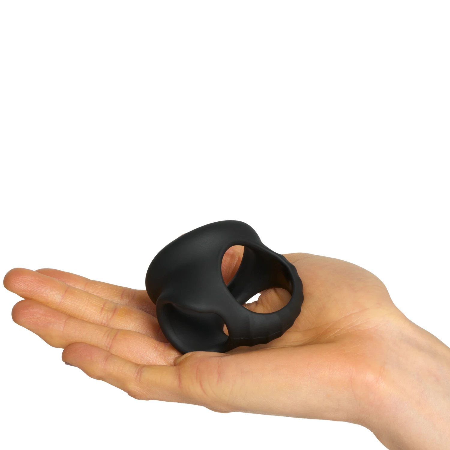 MR.MEMBR Trapped Penisring med Ball Divider 1