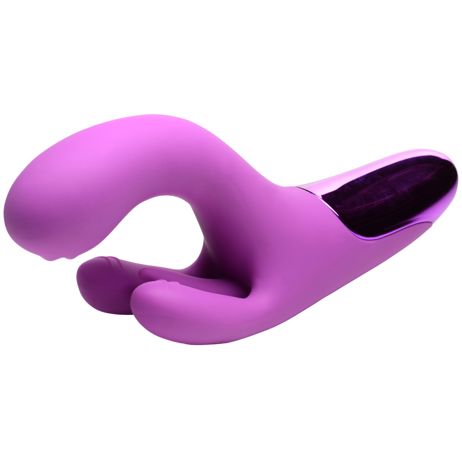 Bang! Purple Triple Rabbit Vibrator - Purple thumbnail