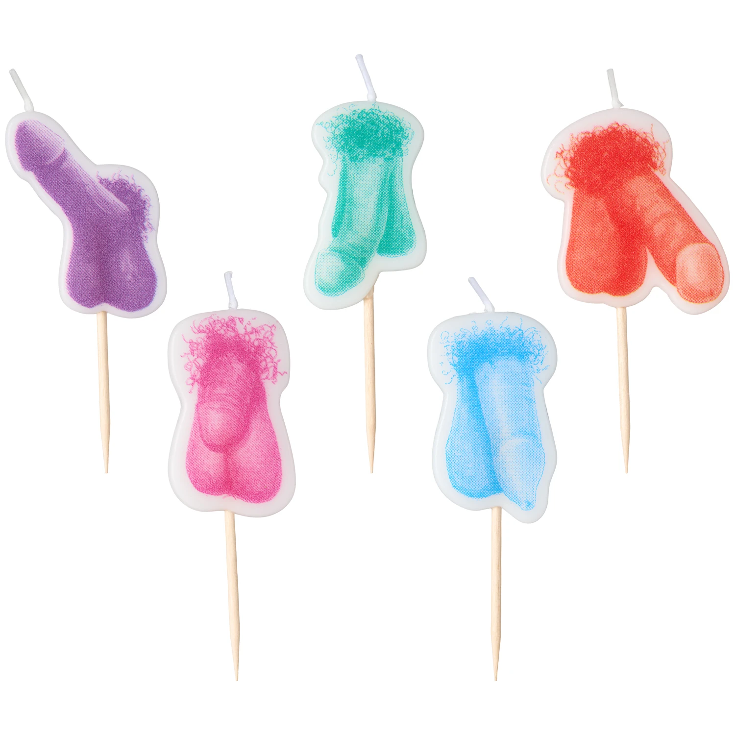 Little Genie Dirty Penis Stearinlys Sæt var 1