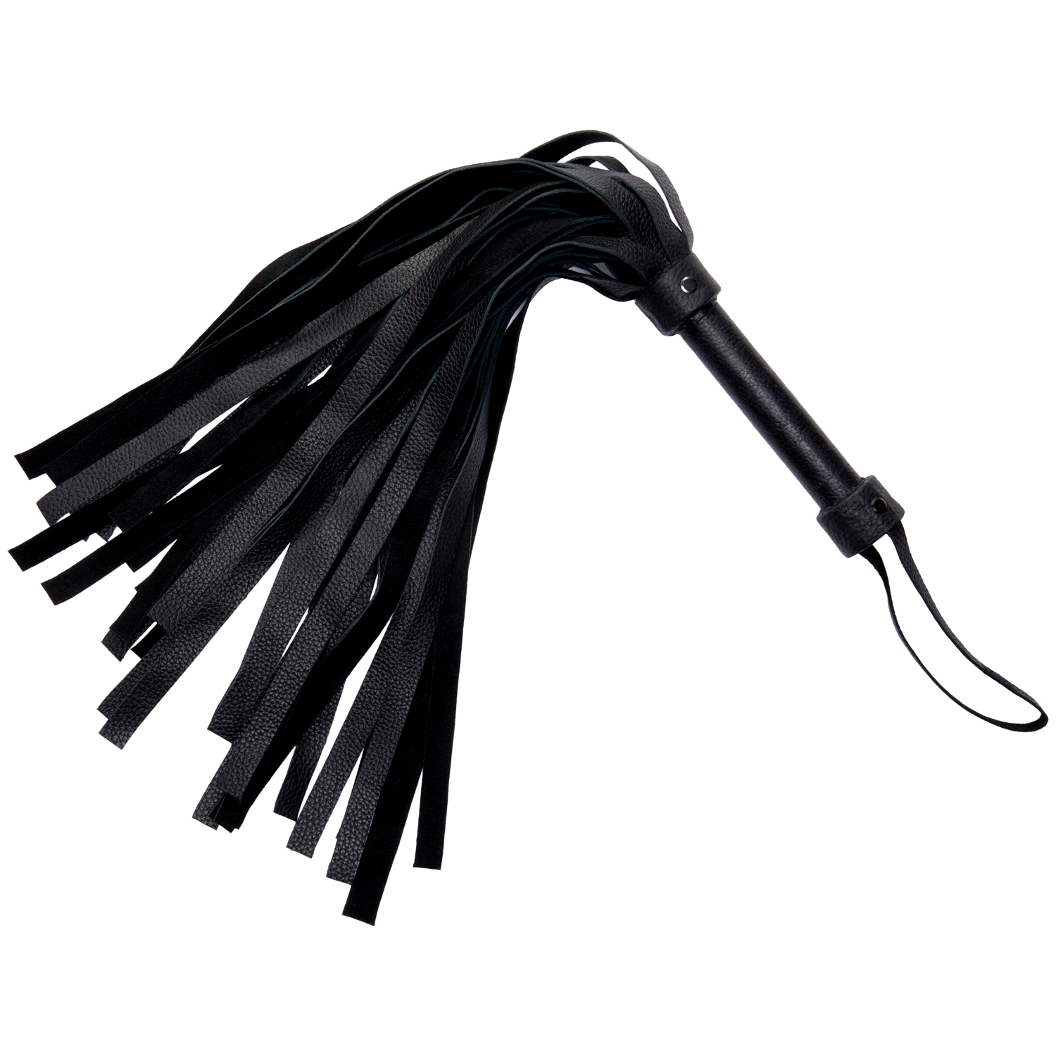 obaie Klassisk Flogger Ekte Skinn      - Svart