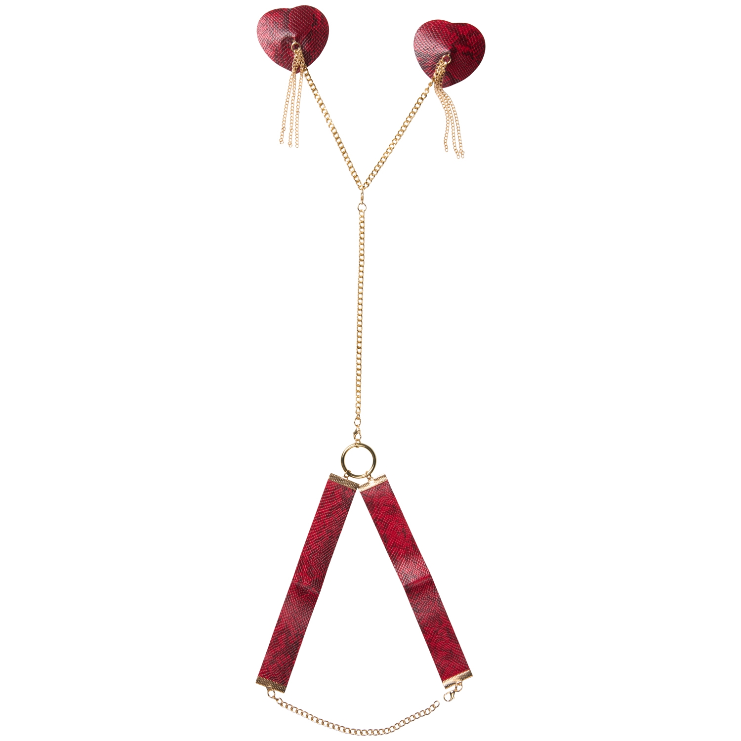 Seven 'til Midnight Red Nipple Covers mit Halsband  var 2