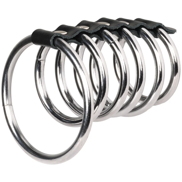 Rimba Metal Cock Ring Tube with Ball Ring var 1