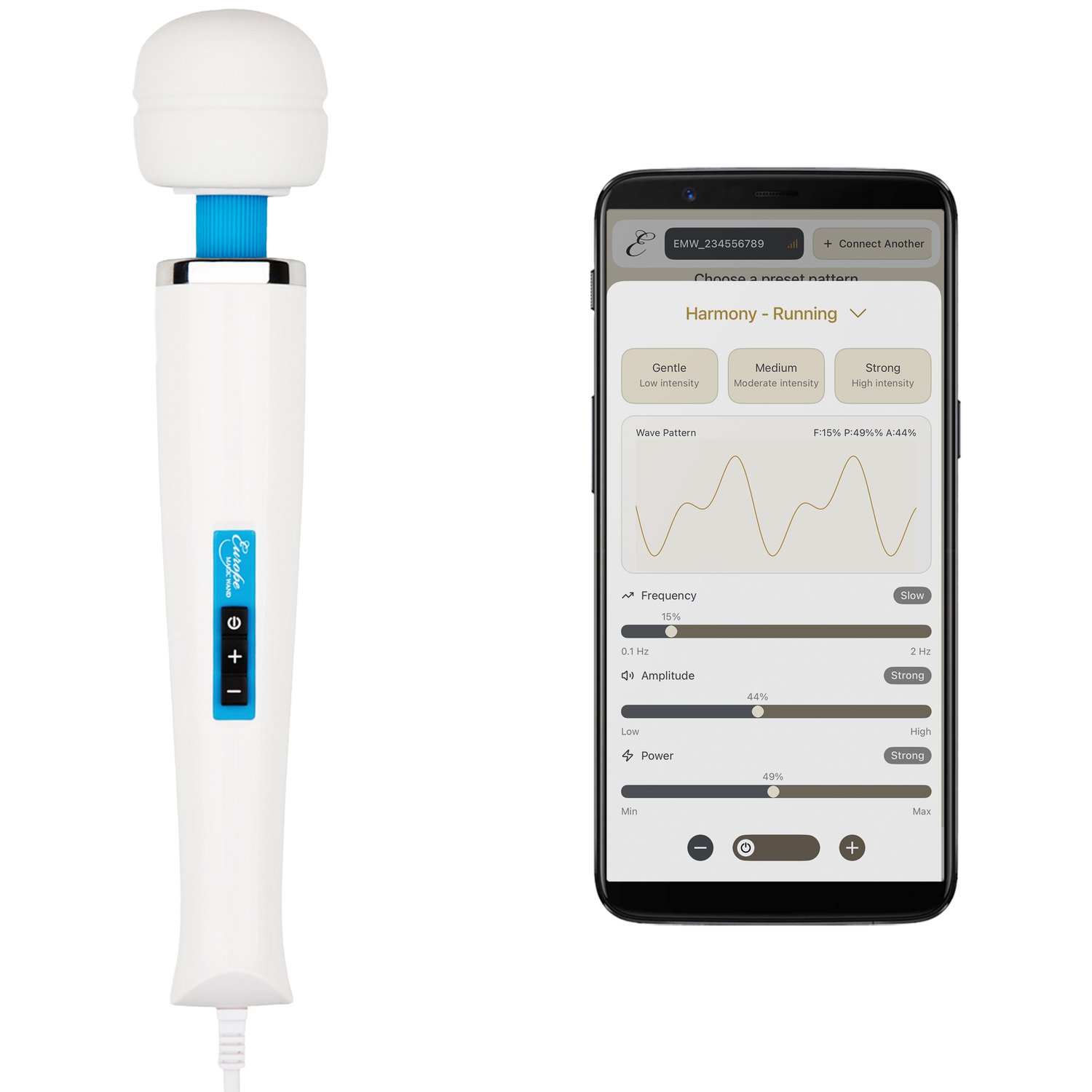 Europe Magic Wand med App - White
