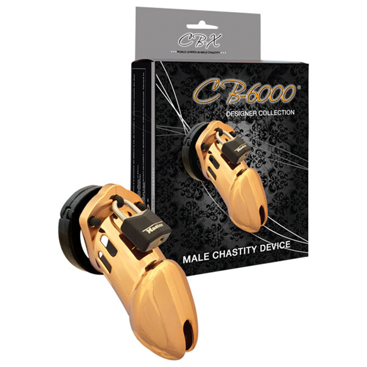 CB-6000 Gold Finish Chastity Device (3.2 Inch) 1