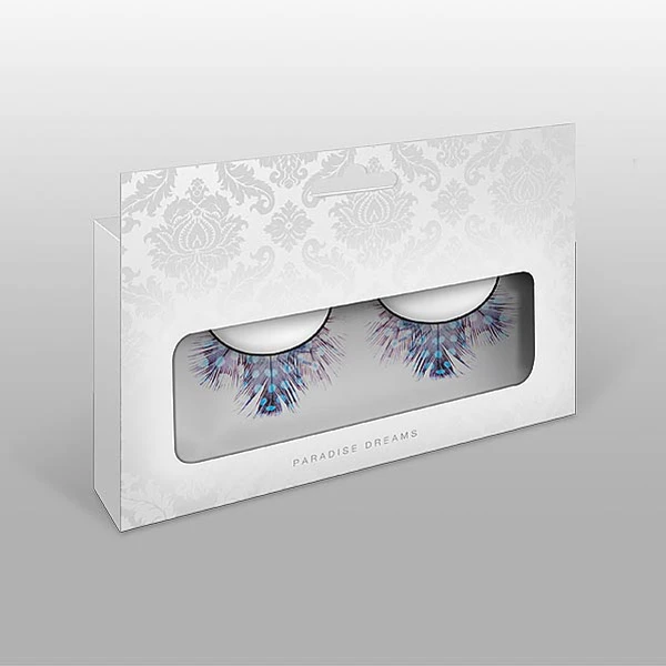 Baci Fjer Øjenvipper Blå/Sort 1