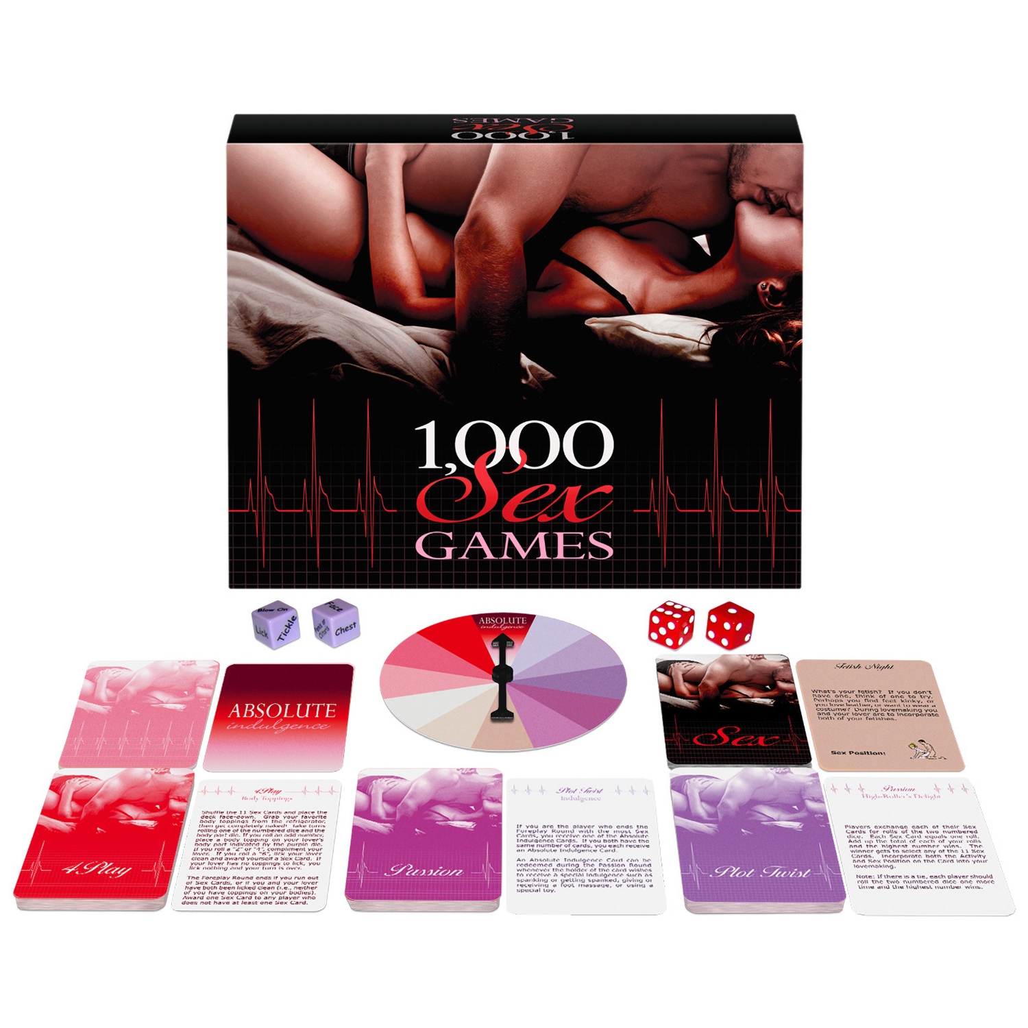 1000 Sex Games Spil på Engelsk - Mixed colours