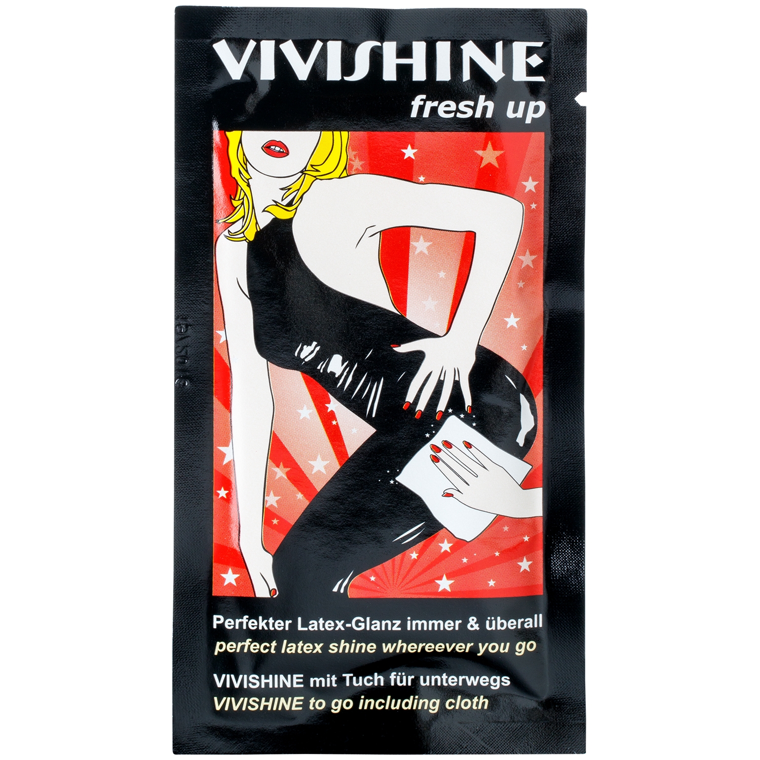 Vivishine Vivishine Latex Fresh Up Servietter 10 stk - Klar