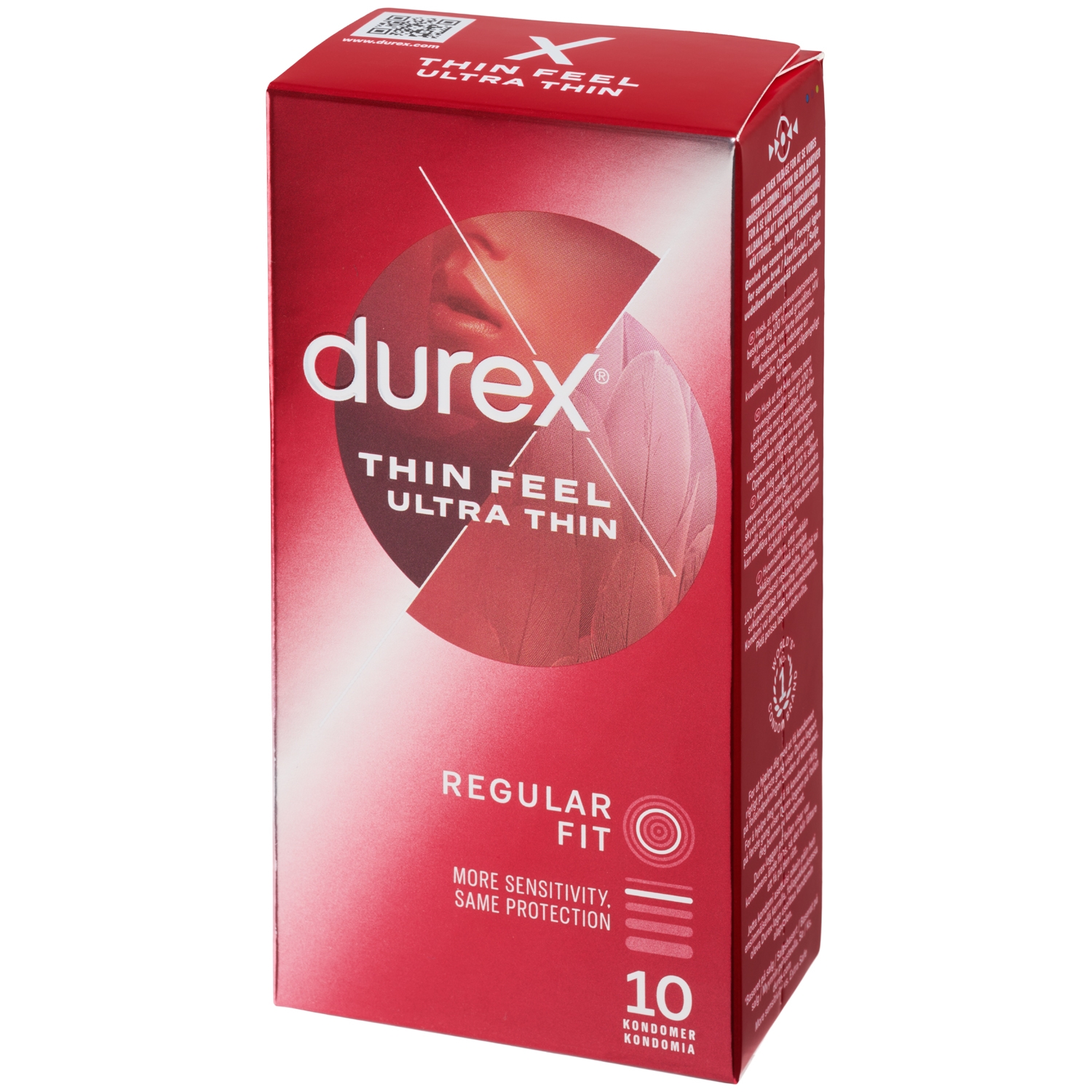Durex Feel Ultra Thin Tynde Kondomer 10 stk - Klar