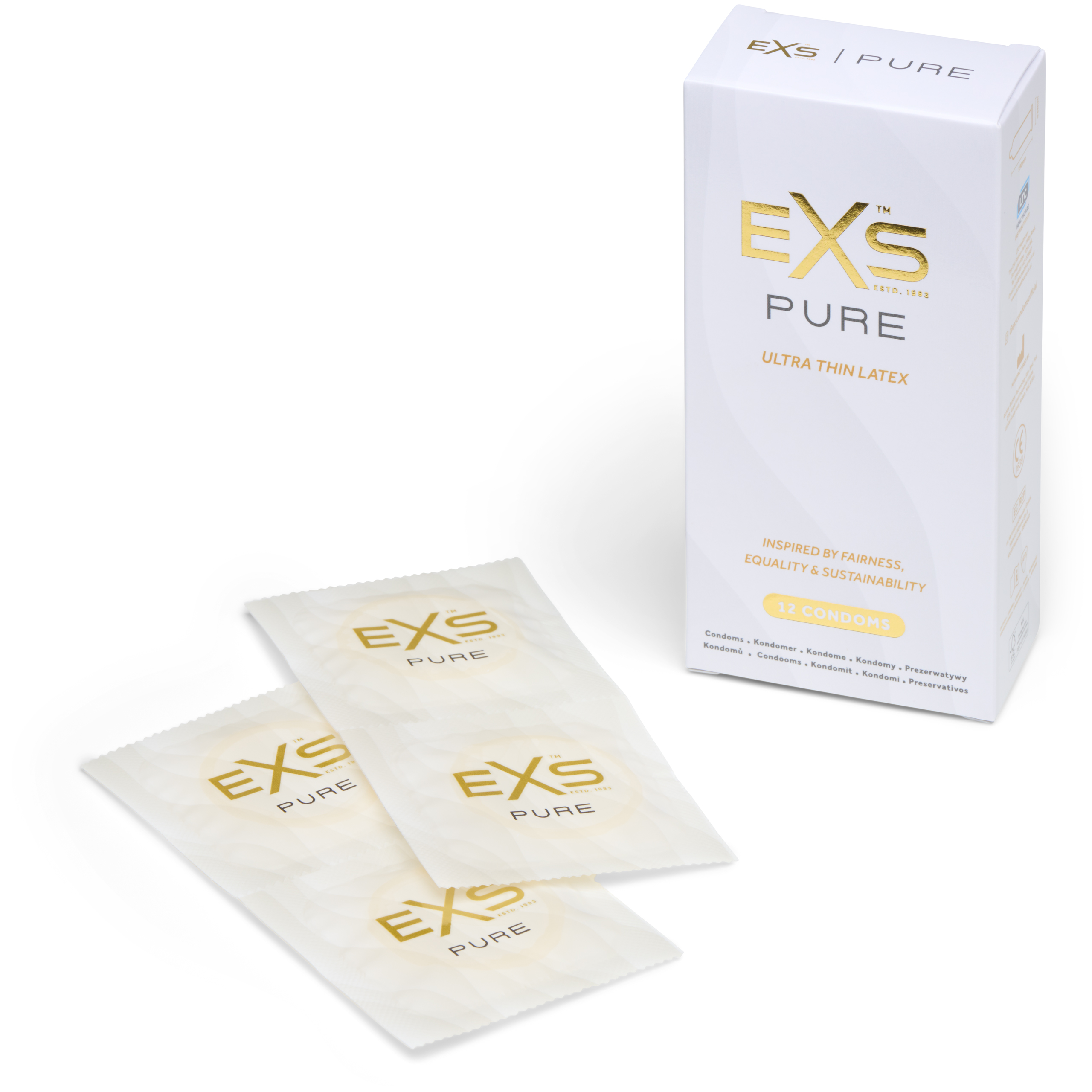 EXS Pure Ultra Thin Condooms 12 stuks var 1