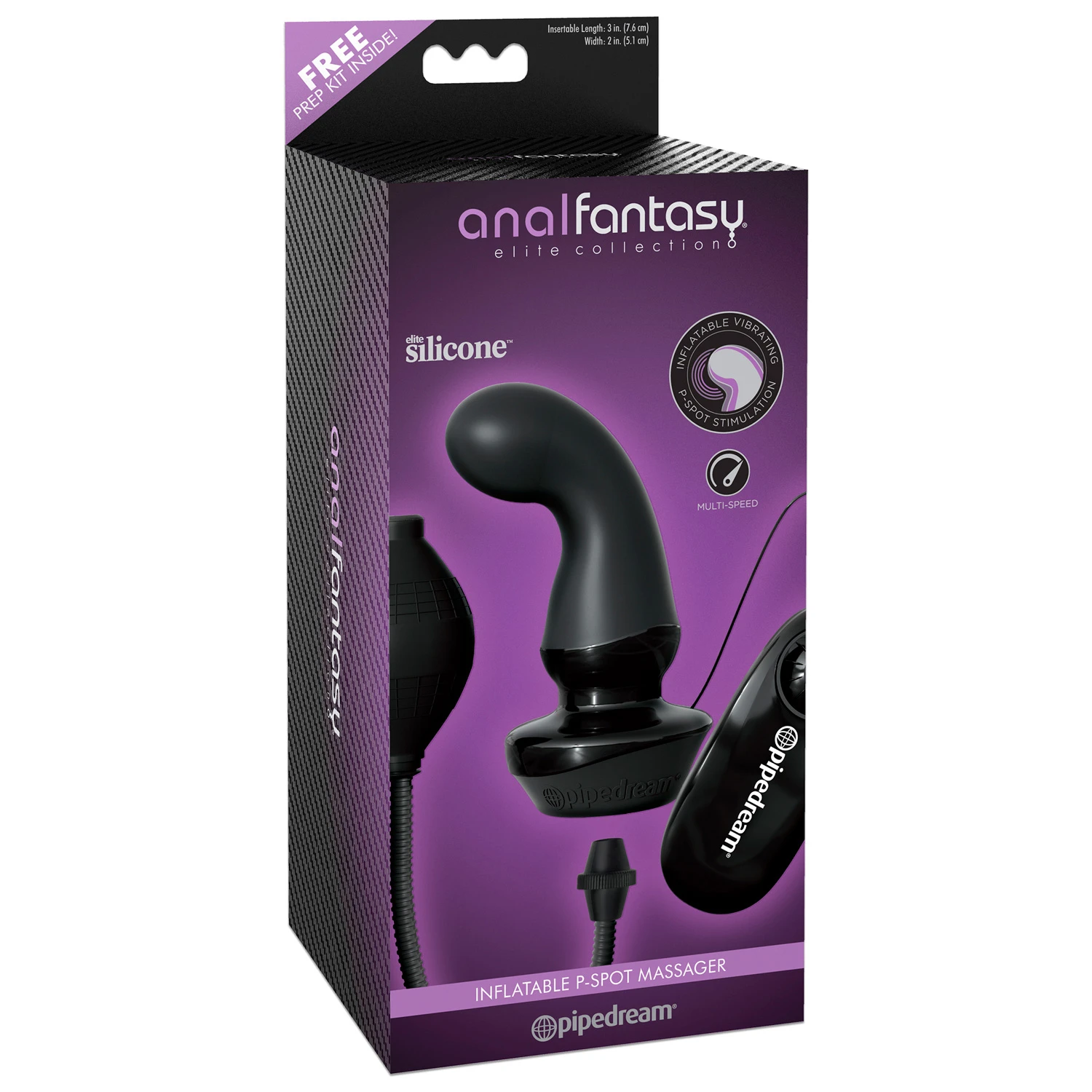Anal Fantasy Elite Aufblasbares P-Punkt-Massagegerät 1