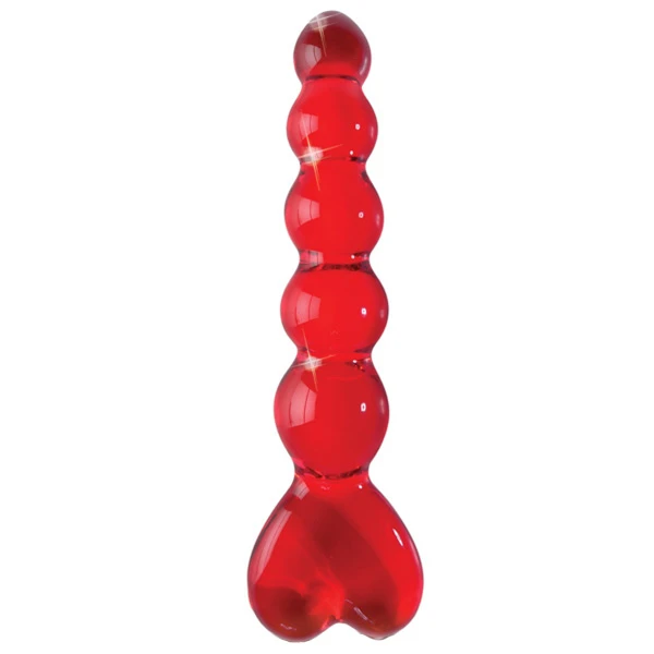Icicles No 32 Rød Glassdildo var 1