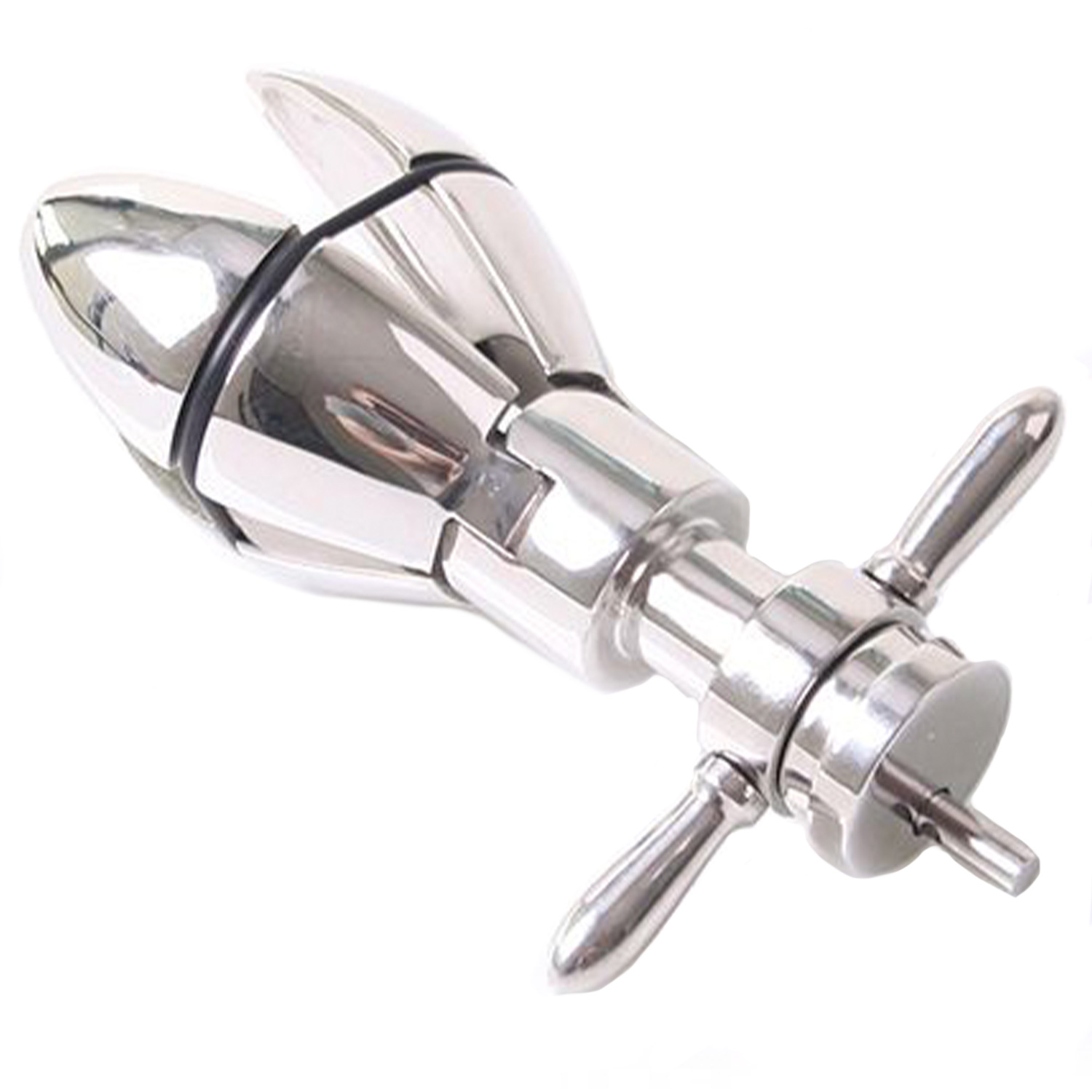 Kiotos Steel Asslock Metalen Buttplug 14 cm 1