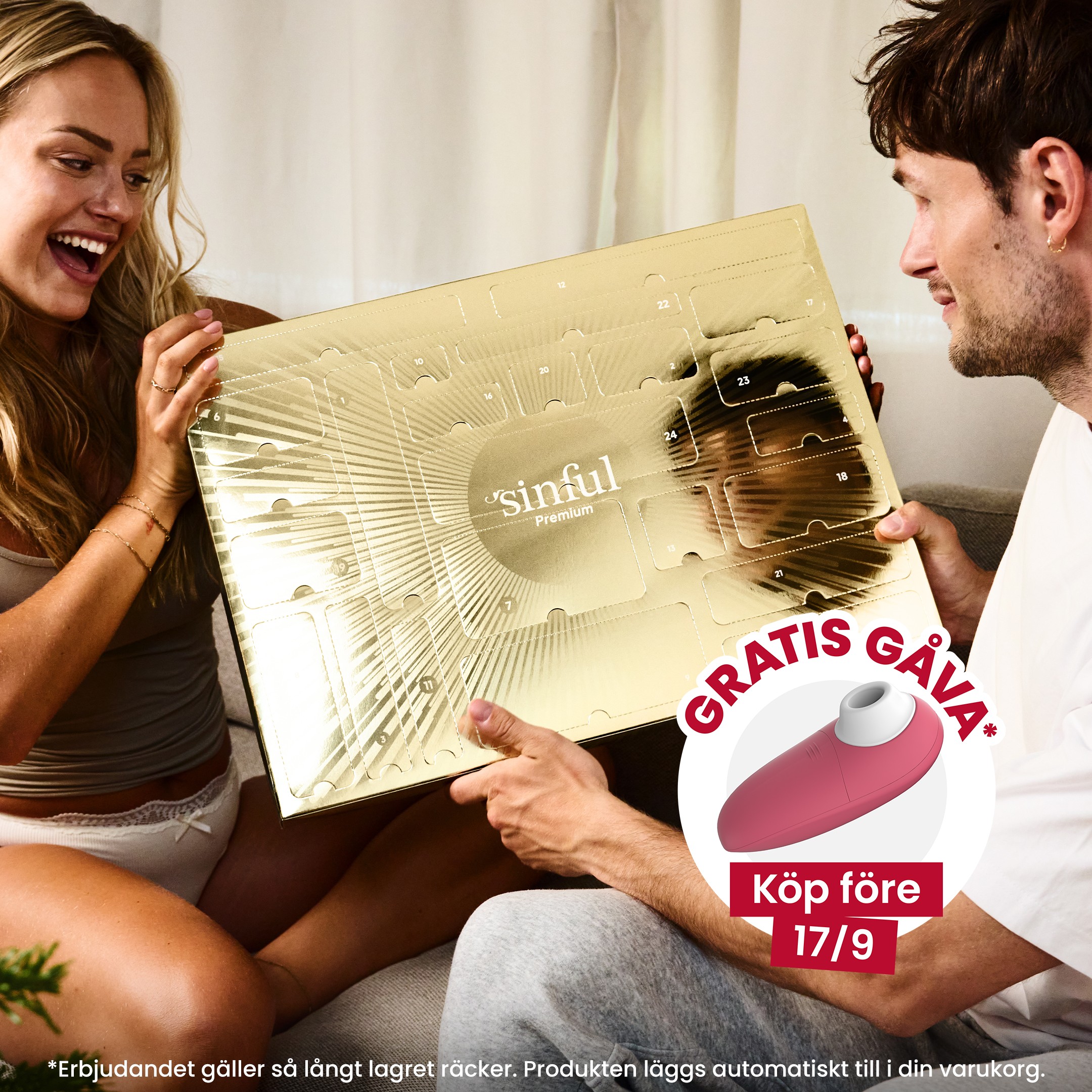 Sinful Premium Julkalender 2026 var 1
