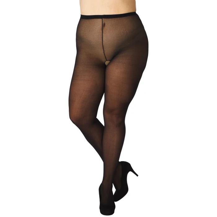 NORTIE Isop Crotchless Stockings Plus Size var 1