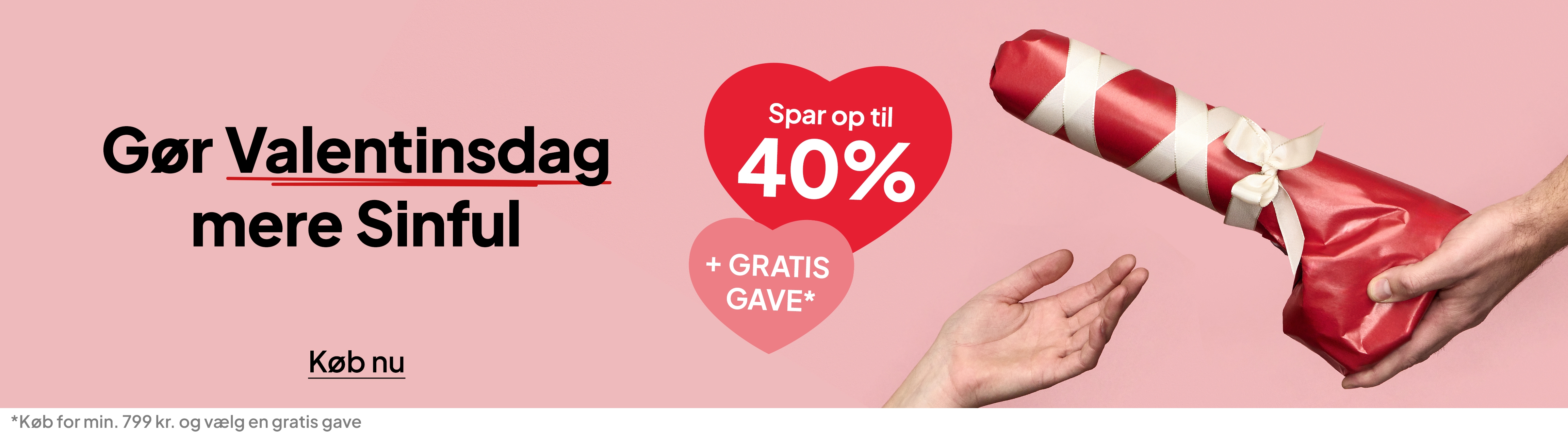 Valentinsudsalg spar op til 40%