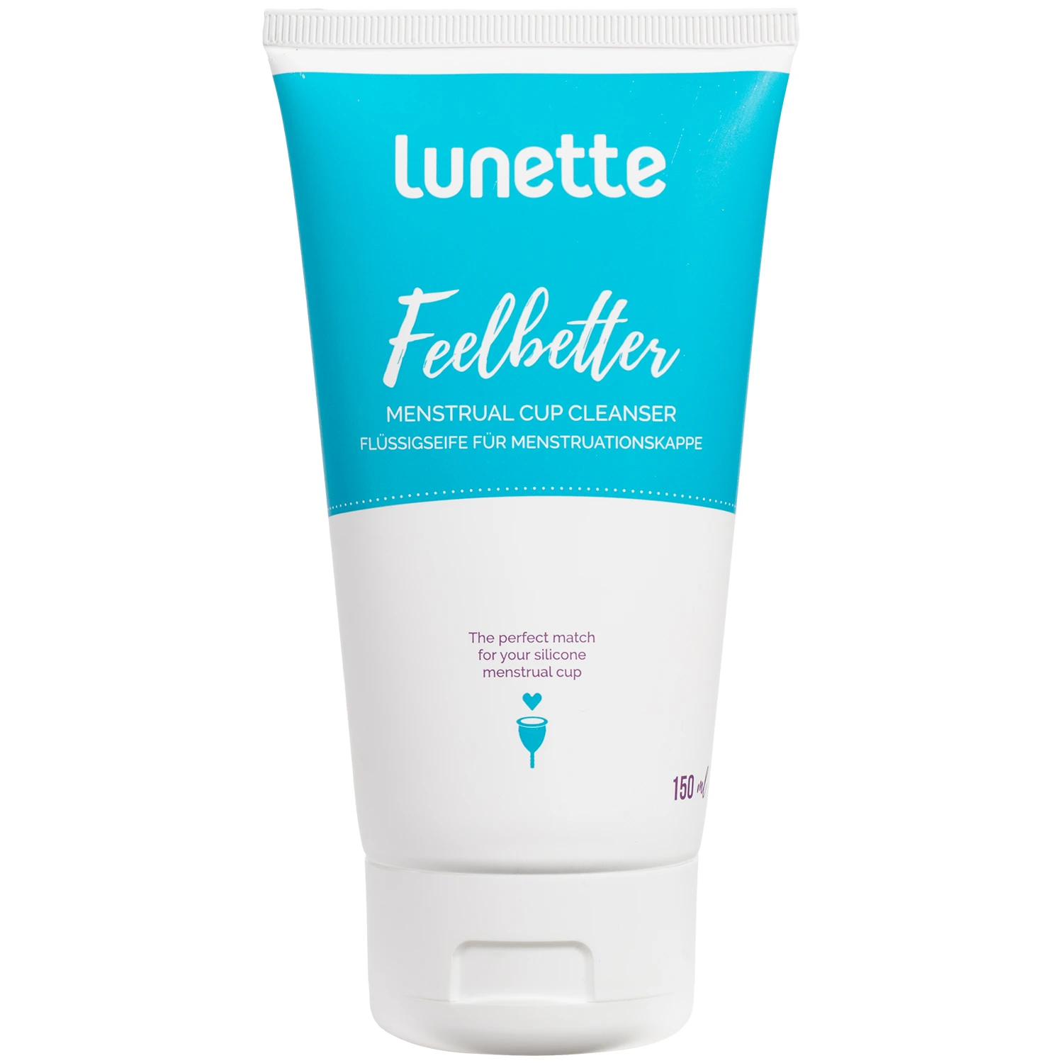 Lunette Feelbetter Menstruationskop Rengøring 150 ml var 1