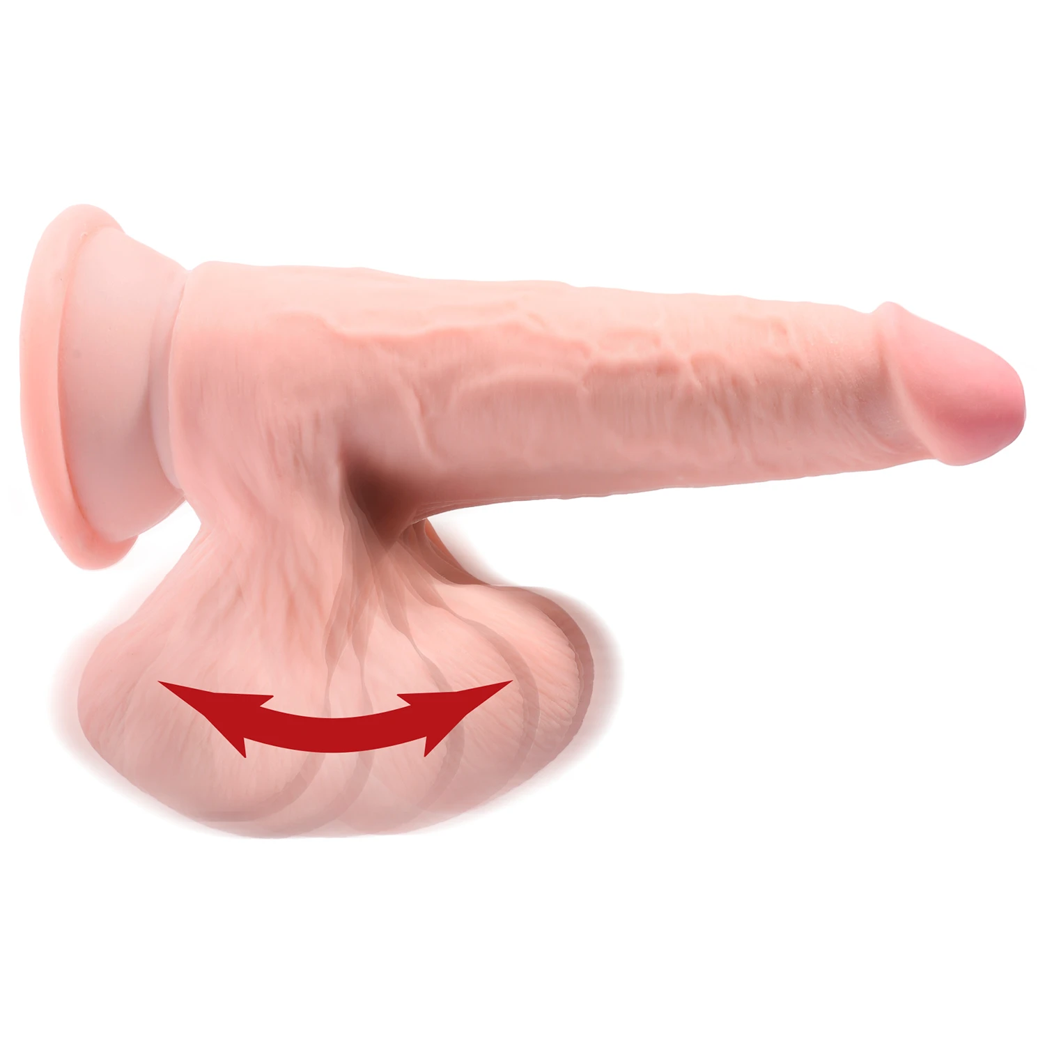 King Cock Plus Triple Density Swinging Balls Dildo 21 cm 1