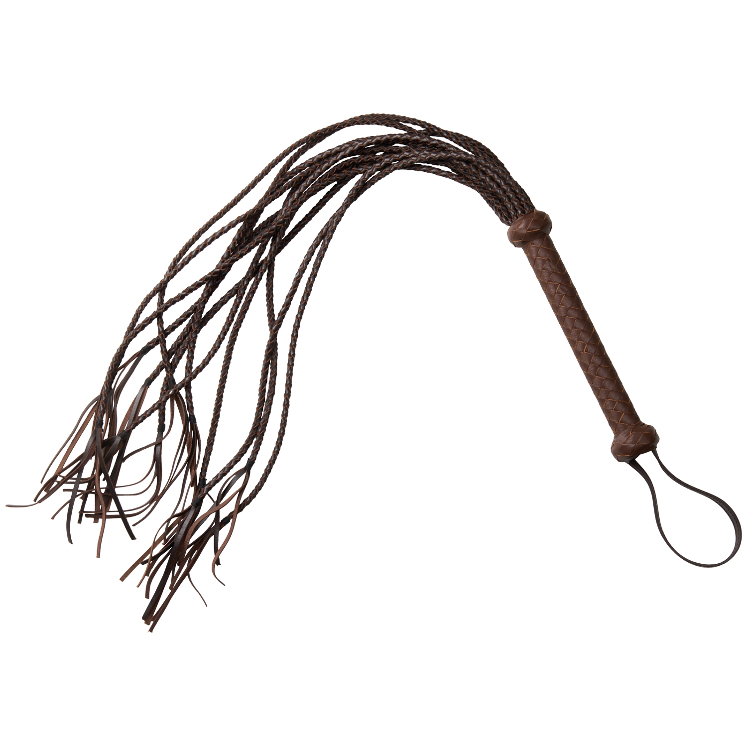 Liebe Seele Læder Cat O Nine Flogger     - Brun