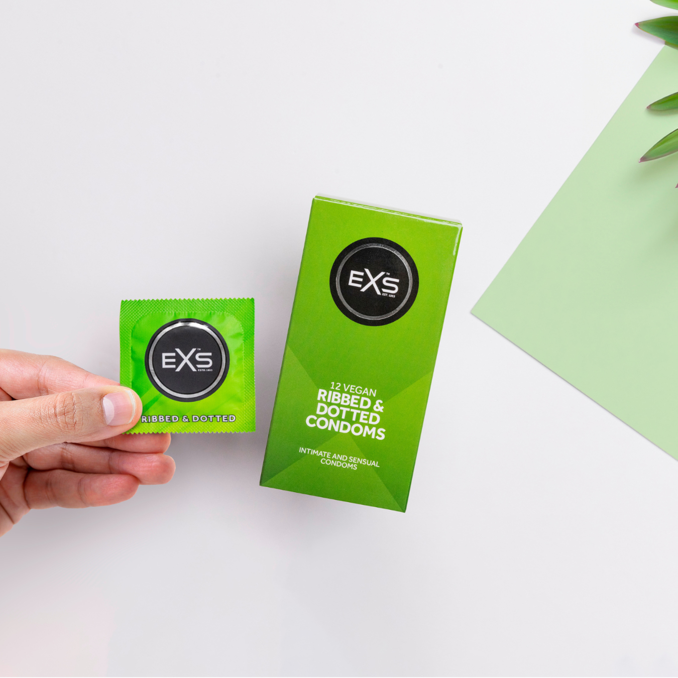 EXS Ribbed and Dotted Kondomer 48 st var 2