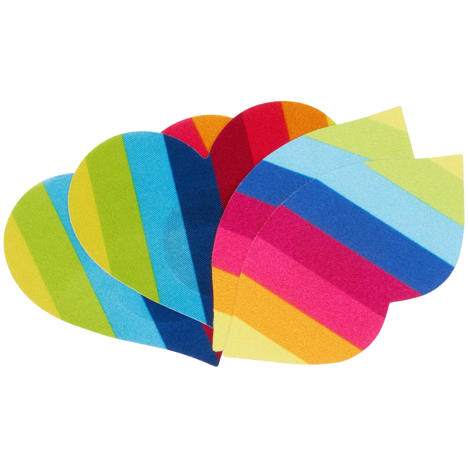 Nipplicious Rainbow Nipple Stickers 4 st - Blandade färger